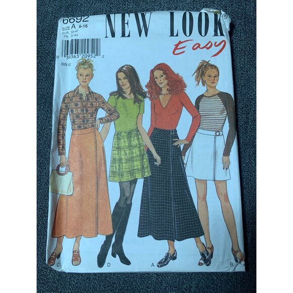 Simplicity Misses Skirt Sewing Pattern sz 6-16 6692 - uncut - Picture 4 of 4